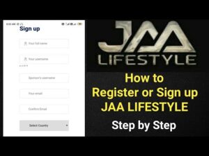 How To Register On Jaa Lifestyle